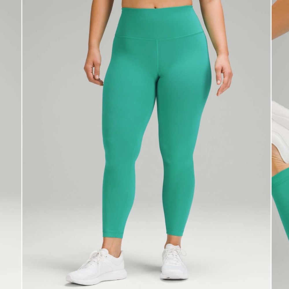 Lululemon Wunder Train Contour Fit High-Rise Tight 25" Size 10 Kelly Green